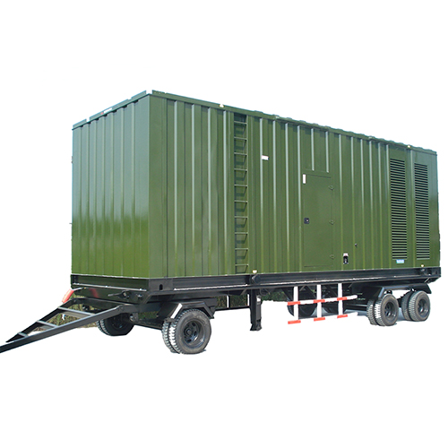 沙湖镇会议移动集装箱型发电机组电站